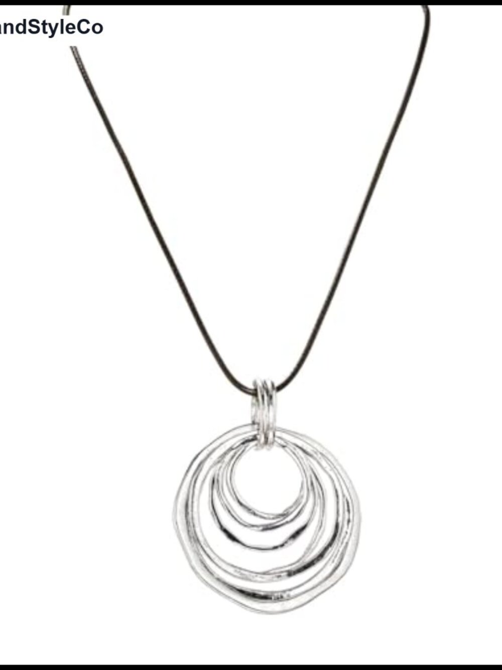14K Gold Plated Chunky Geometric Pendant Necklace 26"